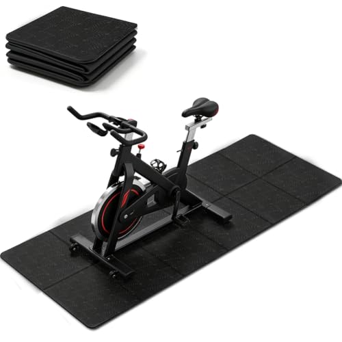 Alfombrilla para cinta de correr en casa protector de suelo antiruido para ejercicio en salón 2