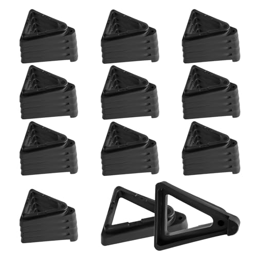 40 Pcs Plant Pot Feet for Outdoor Plant Pots, Feet for Garden Pots, Triangle Plant Pot Risers, Invisible Pot Toes Plant Feet, Flower Risers for Indoor Outdoor Garden Plant Flower Terracotta Pot Feet