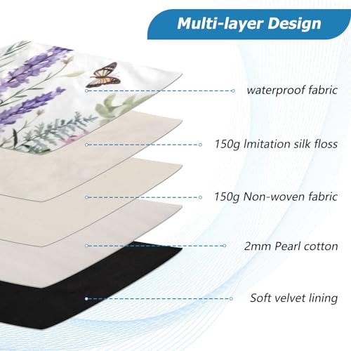 Funda para laptop de 13-14 pulgadas con diseño floral miniatura 4