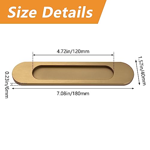 MOROBOR 18CM Self-Stick Oval Sliding Door Pulls - Image 2