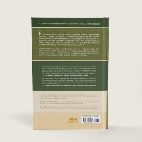 Image of Going Deeper with New Testament Greek, Revised Edition: An Intermediate Study of the Grammar and Syntax of the New Testament