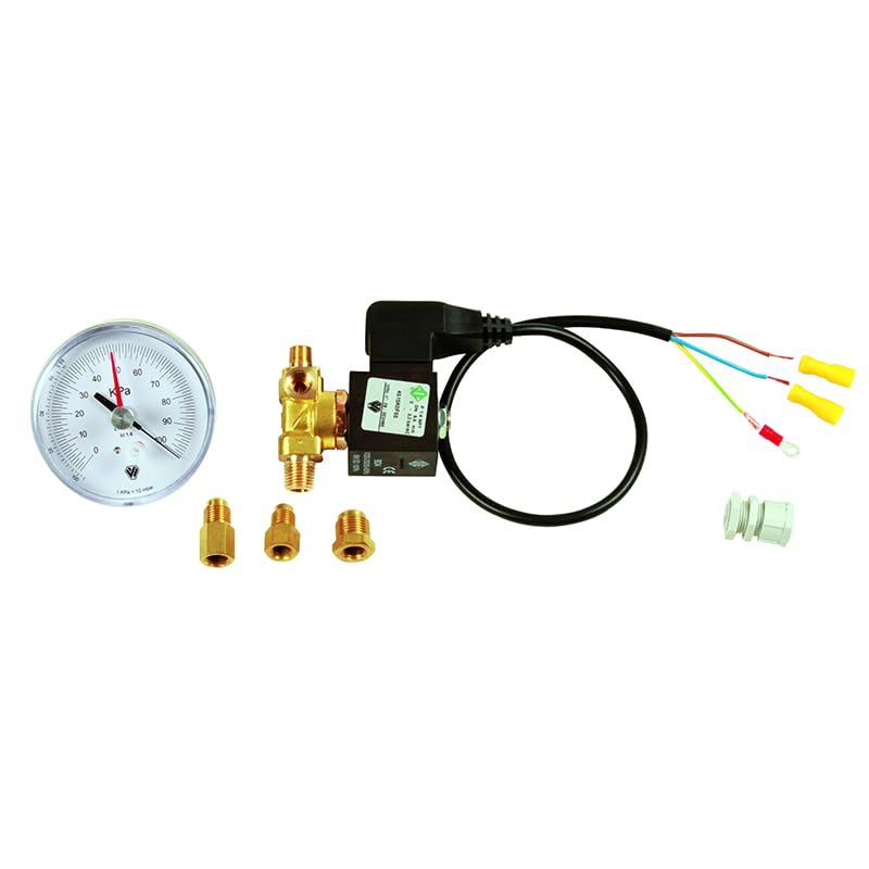 REPORSHOP - Kit Completo de Electroválvula con Vacuómetro K-EVC Wigam Original