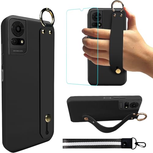 for TCL K24/TCL K23/ TCL 50 LE 50LE Phone Case, Wrist Strap Hand ...