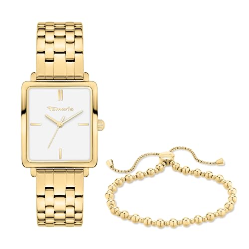 Tamaris Ensemble Montre et Bracelet TS-0055-MQB IP Gold : finis les bijoux dépareillés