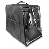 bolsa transporte thermomix tm5 amazon Parte delantera elegante y transparente: con su diseño transparente, puedes comprobar fácilmente tus electrodomésticos sin tener que quitar la cubierta, mejorando tanto la practicidad como el estilo en tu espacio de cocina.