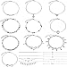 CAPRICIOUS 10Pcs Bracelet de Cheville Femme Argent Boho Bracelets de Cheville de Plage Réglable Chaînes de Cheville Anklet Pied Bijoux Ensemble pour Femmes Filles