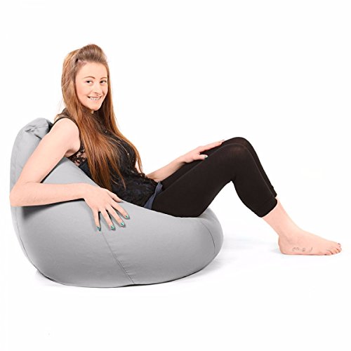Trend Large Classic Beanbag-Platinum