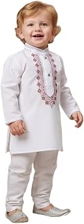 A.T.U.N. (ALL THINGS UBER NICE) Boys Cotton Rich Full Sleeve Kurta Pyjama Set | Soft Comfortable Stylish Ethnic Indian Out... Price In India