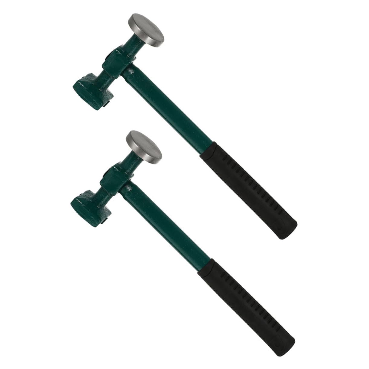 VINTORKY 2pcs Car Body Repair Hammers Sheet Hammer Steel Handle for Dent Removal Auto Body Repair