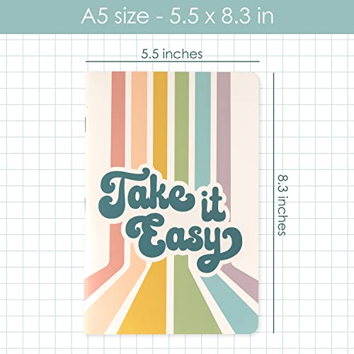 Carnet de notes mignon THiNKABLE de 4 pièces format A5 pour étudiants