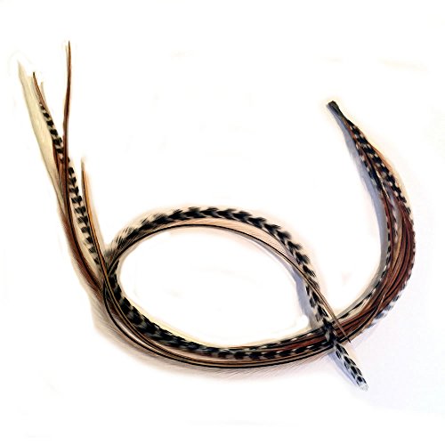 Sexy Sparkles JE-T9A2-RZ8J Feather Hair Extensions In Grizzly/Ginger thumb #3