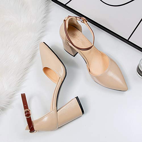 SUCREVEN Sandali da Donna Eleganti Block Sandali