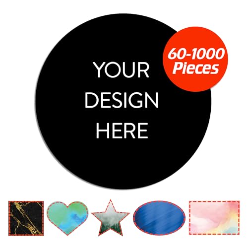 DayStar Custom Signs & Design 125 Vinyl Stickers, Multiple Colors, 1 inch, Round, Self-Adhesive, Glossy Finish, Custom Stickers for Business Logo and Labels, Personalized Stickers, USA - Thumbnail 2