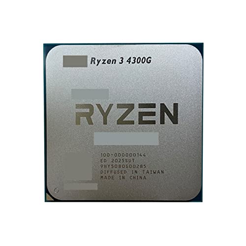 R 3 4300G R3 4300G 3.8GHz Empat Inti Delapan Ulir 65W プロセッサー CPU L3 = 4M 100-000000144 Soket AM4 Seperti R3 Pro 4350G