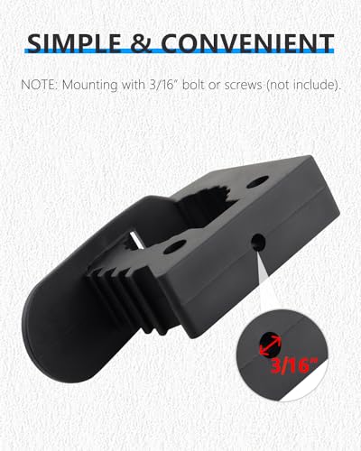 Image of Shovel Holder, Quick Release Rubber Clamp Mounting Bracket Fits 1-1 /7'' to 1-3 /7'' Diameter Tool Handles for Trucks UTV ATV Offroad 4X4 Parts- 4 Pack
