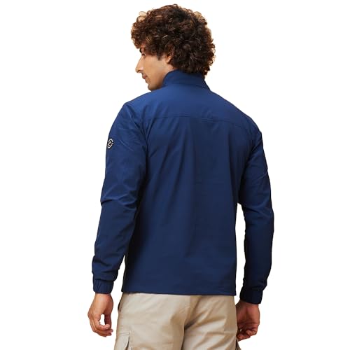 Image of Being Human Turquoise Regular Fit Men's Jacket Clothing