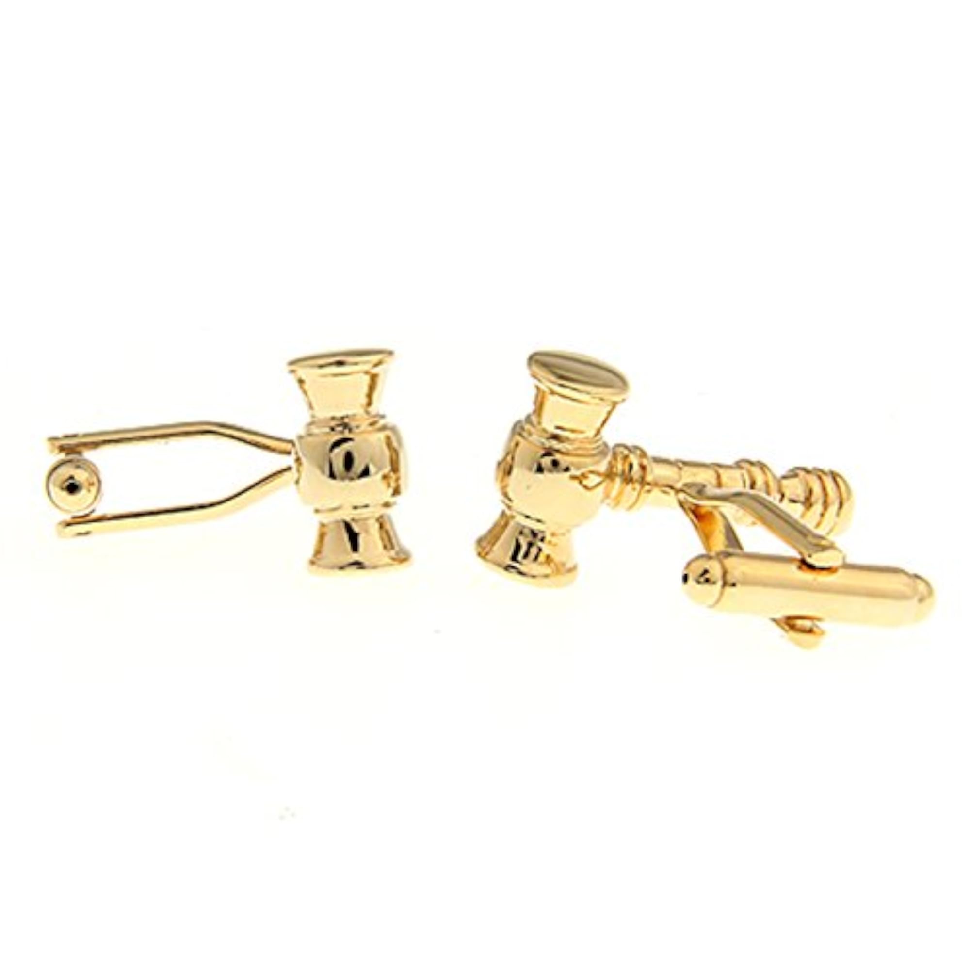 Men's Law Gavel Cufflinks, Judge Lawyer Gift