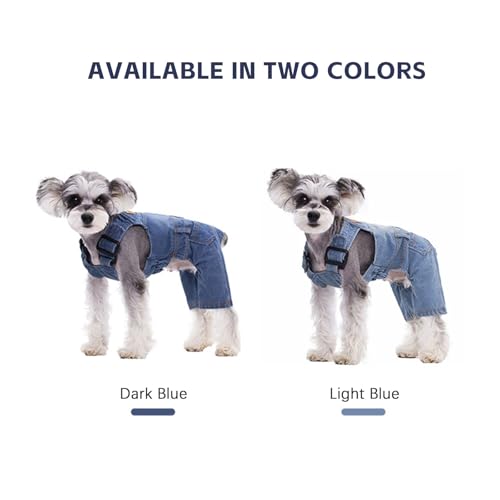 Pantalones Jeans para Perros Pequeños y Medianos miniatura 4