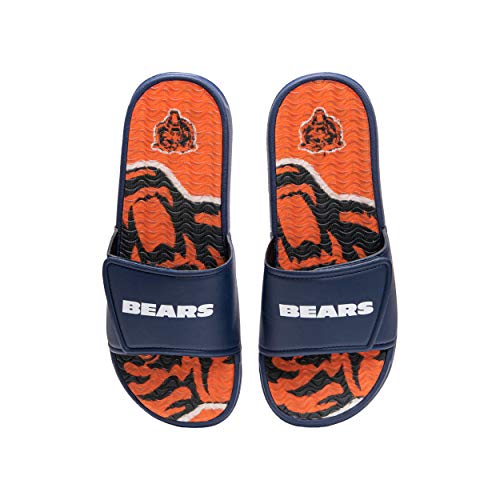 Image of FOCO Men's NFL Team Logo Sport Shower Foam Slide Flip Flop Sandals