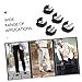 OHPHCALL Walker Accessories 20pcs Walking Stick Cane Parts C-Shape Clamp Cup Holder for Walking Sticks