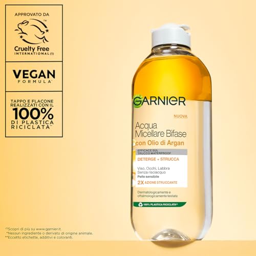 Garnier : Micellar Water with Argan Oil Daily Detergent, 400 ml - image 8
