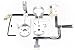 Fstoplabs DJI Phantom 3 Standard Gimbal Yaw & Roll Arm + Ribbon Cable + screw