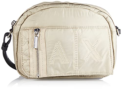 Armani Exchange Bomber Shoulder, Bag para Mujer,...