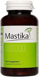 Mastika 500mg Mastic Gum - Pack of 60 Vegetarian Capsules
