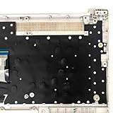Replacement Backlit Keyboard Palmrest Upper Case Top Cover for HP 17-cn0023dx 17-cn0053cl 17-CN 17-CP 17T-CN 17Z-CP 17.3'' Laptop Assembly M50456-001 Natural Silver - Image 5