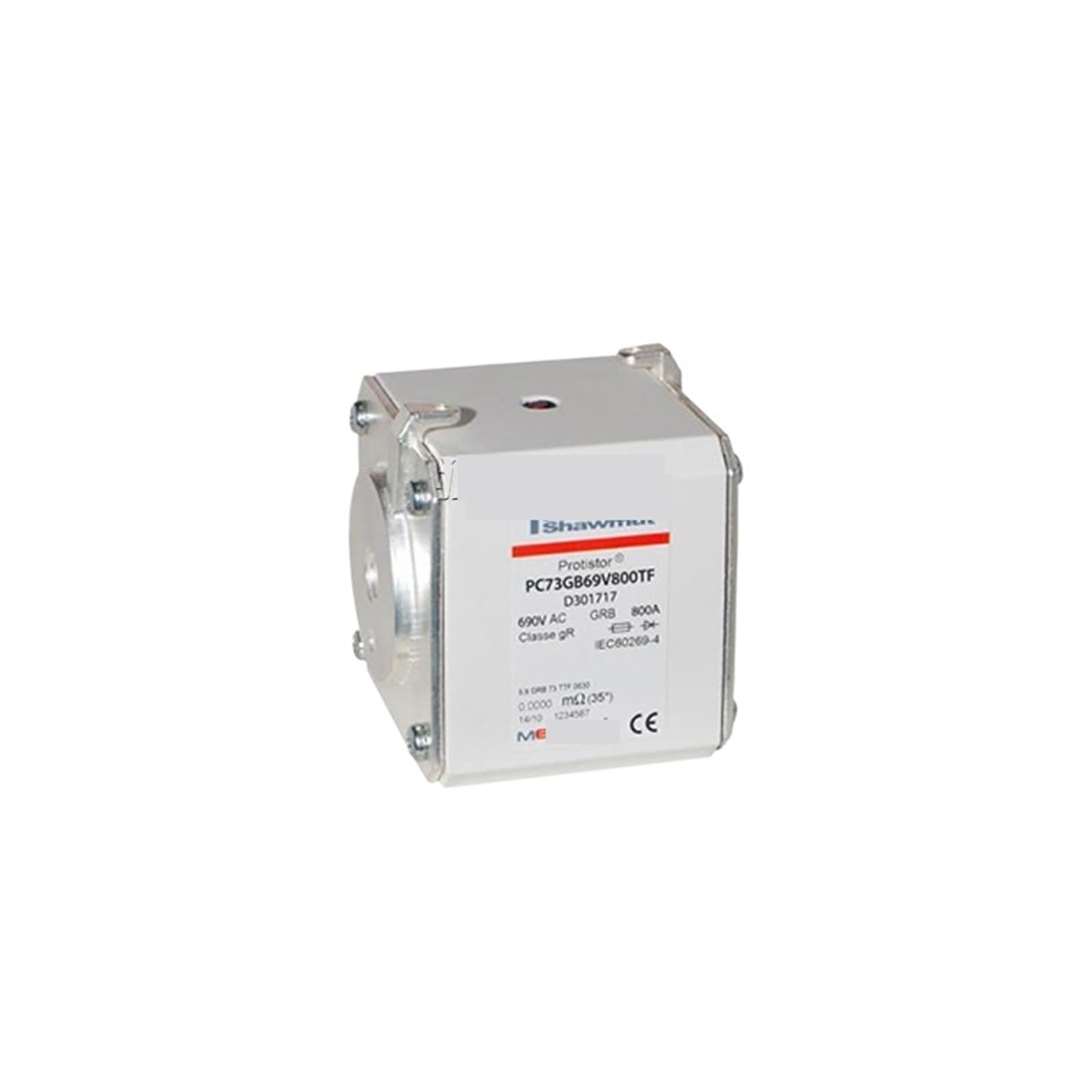 Fusible PC73GB69V700TF-B301347 haute capacité de coupure 700A et 800A D301717
