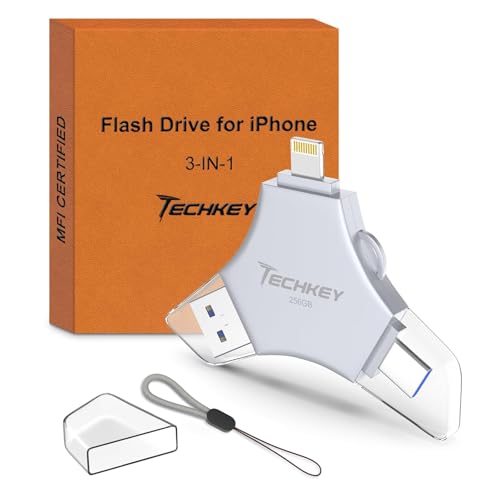 USB 3.0 Flash Drive for iPhone 256GB: MFi...
