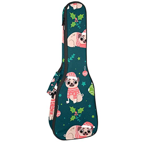 Sac pour ukulélé soprano avec motif carlin idéal pour cours et voyages