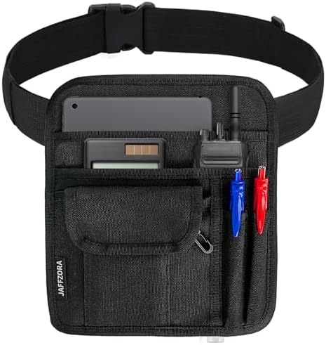 Server Waist Pouch,Restaurant Waitress Accessories Bag,Utility Money Bag Working Serving Apron for Waiter Waitress