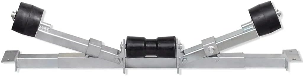 vidaXL Boat Trailer Bottom Support Bracket with Keel Rollers : Sports & Outdoors