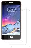 cofi1453 3X Schutzfolie kompatibel mit LG K8 2017 // Bildschirmfolie Schutz Folie Folien (3 Stück) - Ultra Clear