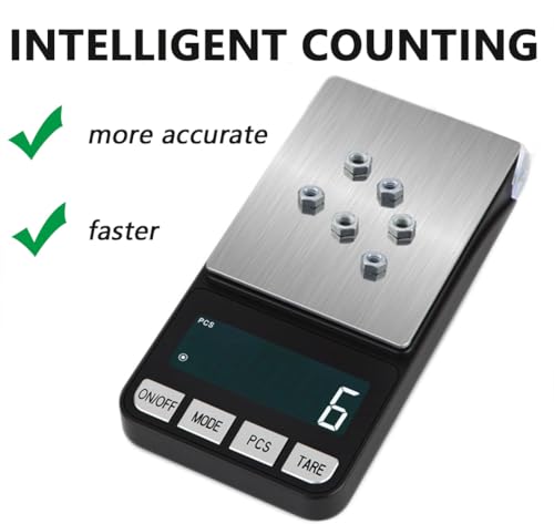Báscula electrónica mini 0.01g precisión alta con cubierta miniatura 3