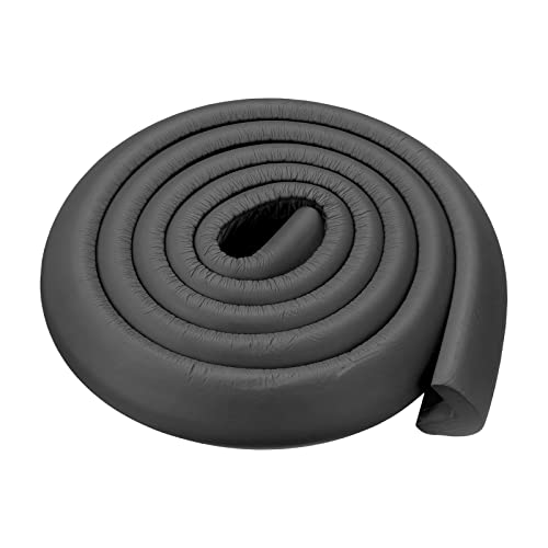 Image of uxcell Corner Guards Edge Protectors 6.56ft(2M), Foam Safety Bumper L Shape for Furniture Corner Table Edge Guard, Black