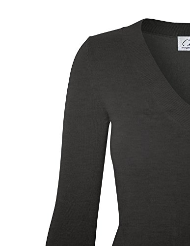 Image of Cielo Women's Solid Soft Stretch Pullover Knit Sweater