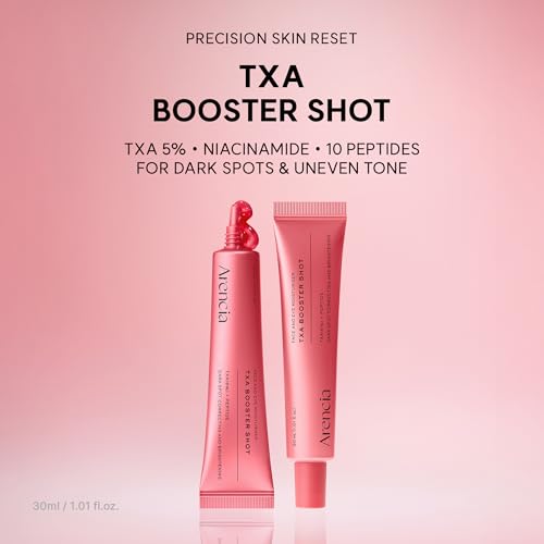 Image of Arencia TXA Booster Shot Serum with 5% Tranexamic Acid & Peptides, Skin Tone Balancing & Hydration Support, Lightweight Daily Skincare, 30 mL / 1.01 fl. oz.
