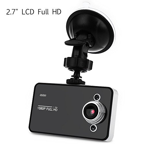 ODGear 2.7" LCD Full HD 1080P 120 Degree Viewing Angle Car Camera DVR Camcorder Video Recorder with Night Vision (Christmas Promotion! )