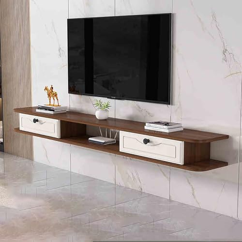 Console multimédia flottante pour un design épuré de salon