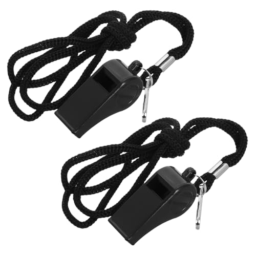 LIOOBO 2 silbatos deportivos ABS para árbitros y emergencia
