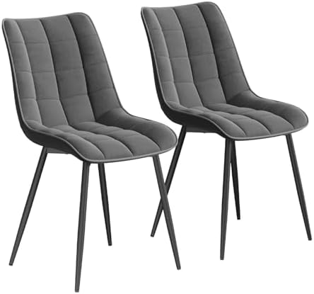 WOLTU Krzesła do jadalni, zestaw 2 krzeseł kuchennych, wypoczynku...