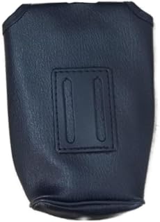 حافظة ناعمة للكاميرا الصغيرة، خامة تشبه الجلد بلون اسود، 10 × 8.5 × 1 سم