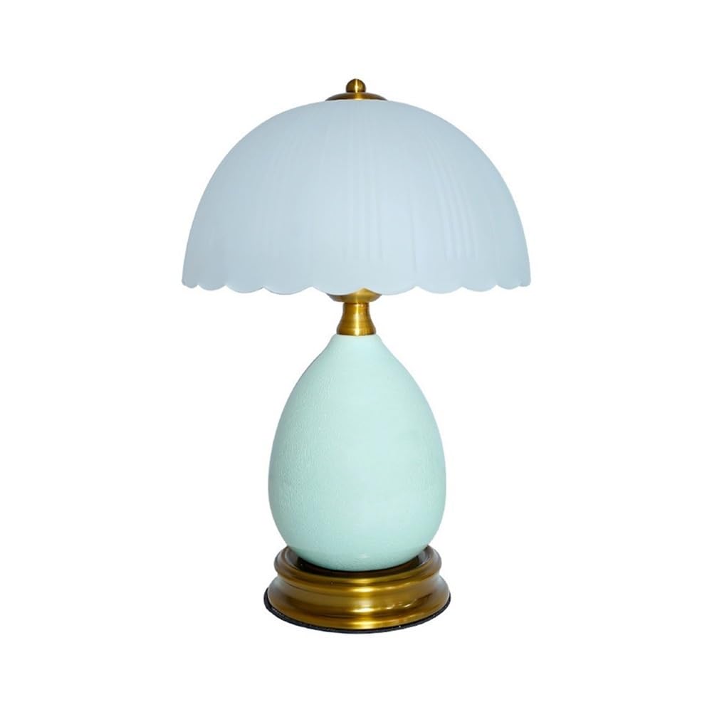 Z4T8M2K6G5 Bedside Lamp Retro Imitation Crack Table Lamp Bedroom Bedside Desk Study Night Light