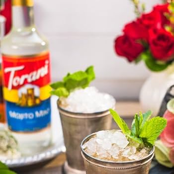 Torani Mojito Mint シロップ 750ml. 12本セット Amazon.com: Torani Mojito Mint Syrup, 750 ml Bottle