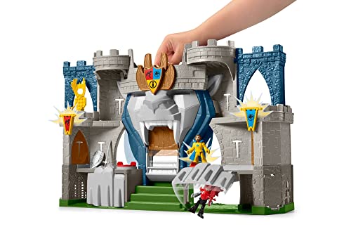 Fisher-Price Imaginext Coffret Château Fort Aventure du Lion avec Une Figurine de Roi, Jouet pour Enfant de 3 à 8 Ans, HCG45 Multicolore