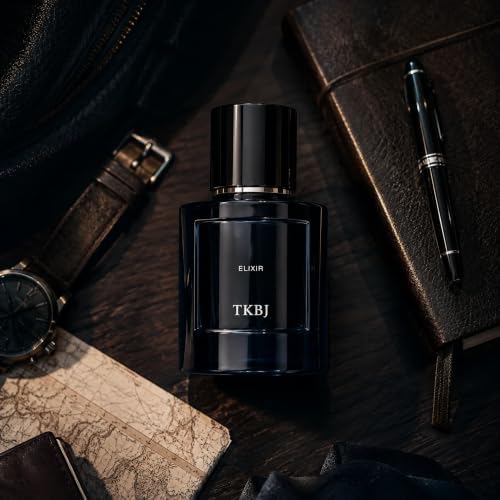 TKBJ D.S Elixir Perfume for Men, Spicy Woody Fragrance Set, 3.4 + 2.0 Fl Oz - 4