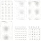 【Packungsinhalt】Sie erhalten 12 blätter perlenaufkleber mit insgesamt 1920 stück, darunter 4 verschiedene größen: 3 mm, 4 mm, 5 mm, 6 mm, 8mm und 10mm. Ausreichende menge und verschiedene größen, um ihren unterschiedlichen anforderungen gerecht zu werden.