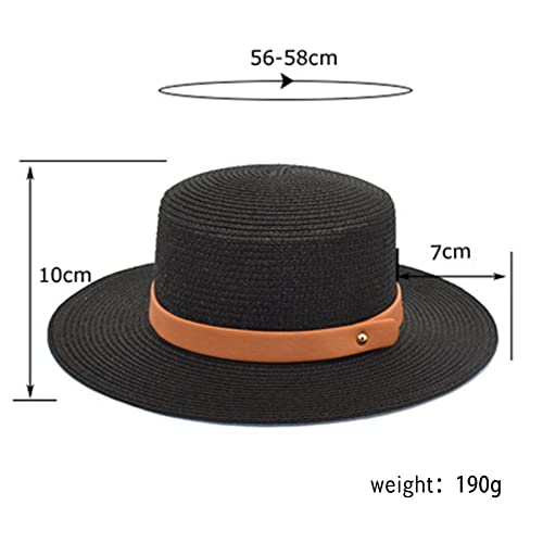 YOLAI Fashion Boater Hat for Kids Boy Girls/Panama Sun Hats Unisex Summer Bow Travel Beach Cap Bucket Hat4